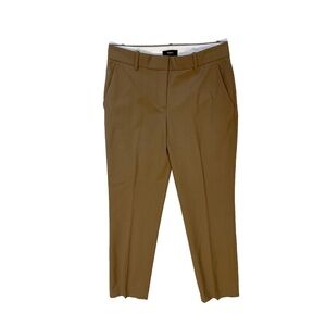 Theory Women Trouser Dress Pants Size 2 Tan Brown Pockets